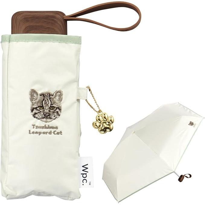Wpc. Animal Embroidery Compact Folding UV Parasol – 100% Light Blocking, UPF50+