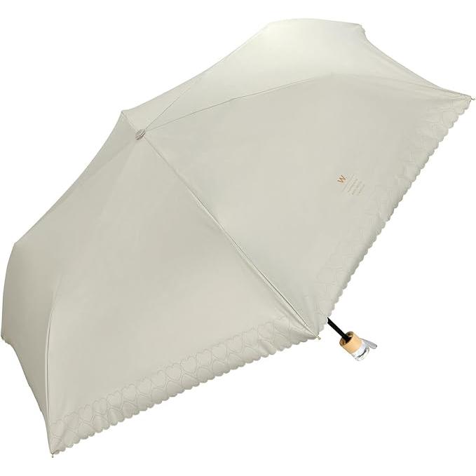 Wpc. Basic Parasol Mini-Off Folding Umbrella – 100% Blackout Heart & Star Design