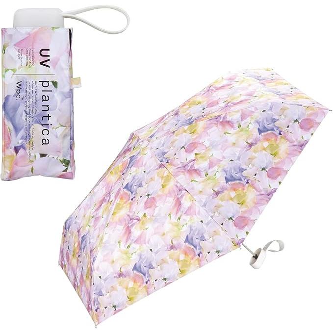 Wpc. Parasol [plantica × Wpc.] Flower Print Tiny Multi – Chic & Functional Folding Umbrella