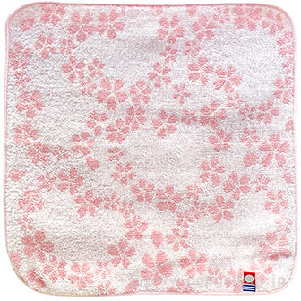 Imabari Mini Handkerchief Sakura 23×23cm – 100% Cotton Made in Japan