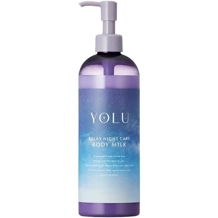 YOLU Body Milk Relaxing Night Care – Nourishing & Calming Nighttime Body Lotion [Alcohol-Free]