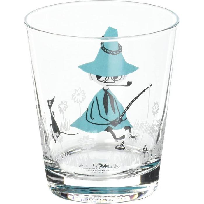 Yamaka Shoten MOOMIN Kuppi Glass Tumbler, Snufkin Design, 260ml