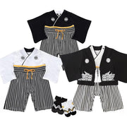 Baby Hakama Romper – Traditional Japanese Style Outfit for Boys (70–100 cm)