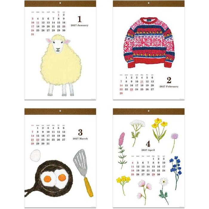 Yusuke Yonezu 2027 Wall Calendar – Warm Illustration Art [Japanese Edition]