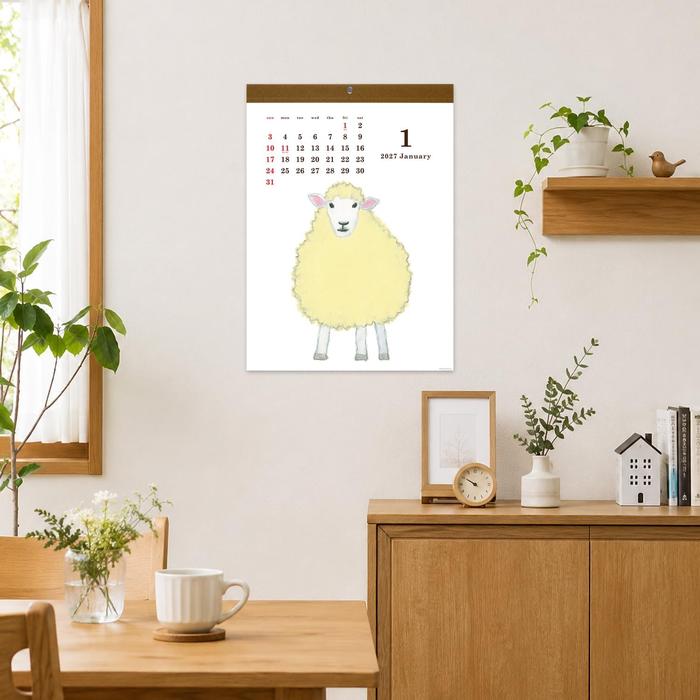Yusuke Yonezu 2027 Wall Calendar – Warm Illustration Art [Japanese Edition]