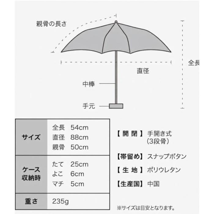 Masayuki Oki × Wpc. Paw Plastic Umbrella Nyan Mini – Folding Cat Umbrella, 3 Colors