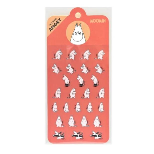 World Craft MOOMIN Face Sticker Sheet – 4 Designs