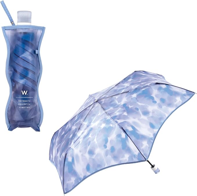 Wpc. Flower Vase Umbrella Mini – Folding Clear Rain Umbrella, 3 Colors