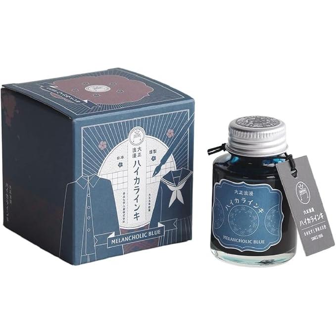 Teranishi Guitar Taisho Roman Haikara Fountain Pen Ink – 40 ml, 12 Colors