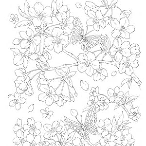 Healing Seasonal Flower Coloring Book – 12 Months of Floral Therapy for Brain & Nerve Health