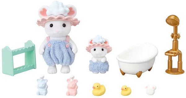 Sylvanian Families Bath Time Set Together