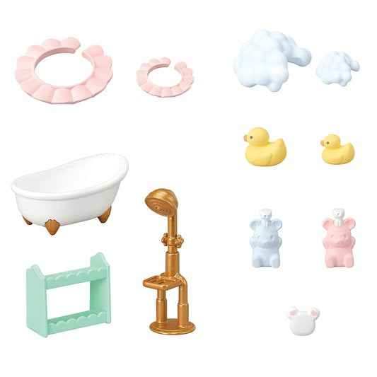 Sylvanian Families Bath Time Set Together