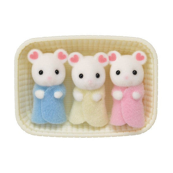 Sylvanian Families: Marshmallow Mouse Triplets