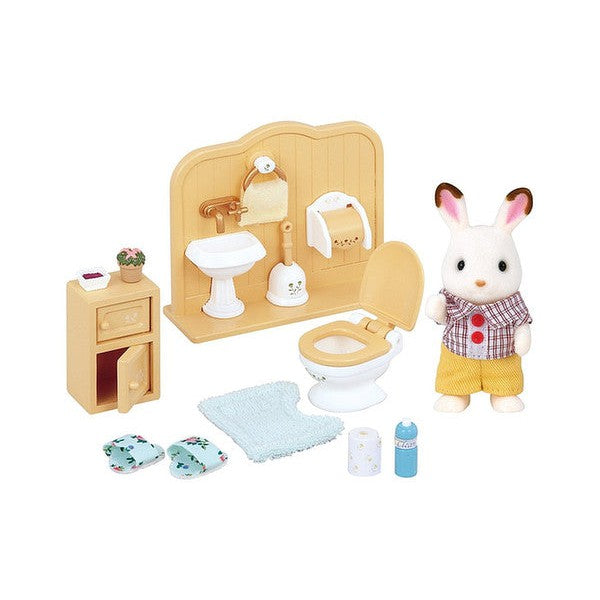 Sylvanian Families: Chocolate Rabbit Boy & Furniture Set