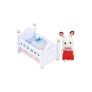 Sylvanian Families: Chocolate Rabbit Baby & Furniture Set