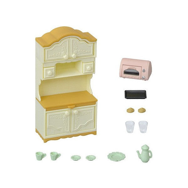 Sylvanian Families: Dish Cabinet & Toaster Set