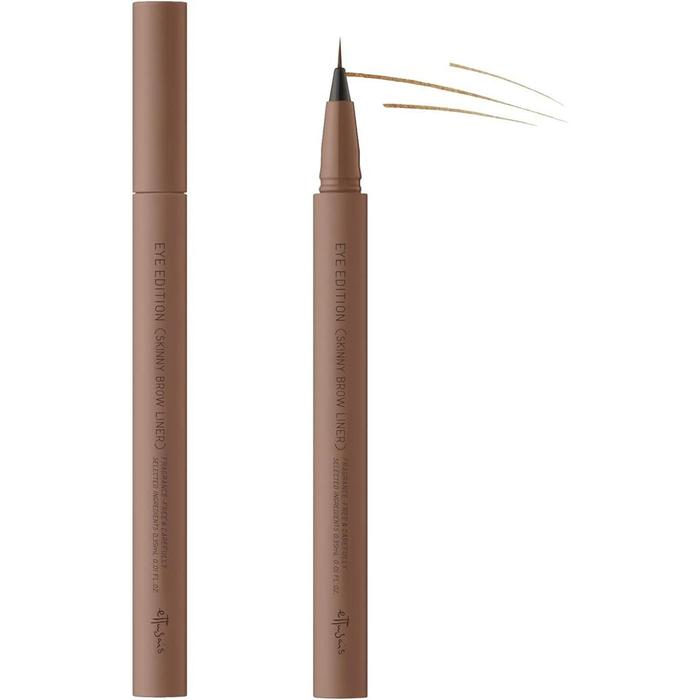 ettusais Eye Edition Skinny Brow Liner – Waterproof Eyebrow Pen 0.35ml [Alcohol-free]