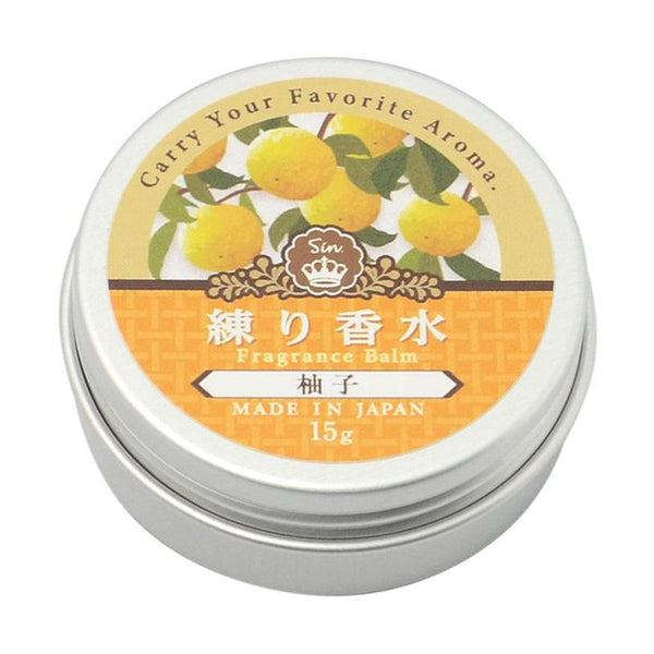 Cream Perfume with Yuzu Scent - Moisturizing Perfumed Hand and Body Cream with Yuzu for All Skin Types 15g [No Alcohol]