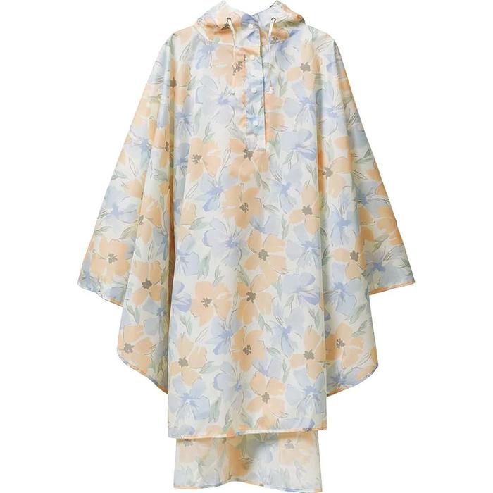 W by Wpc. Women's Rain Poncho – Waterproof Packable Rainwear, 7 Designs