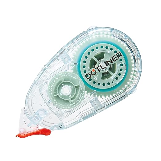 KOKUYO DOTLINER Tape Glue TM – Strong Adhesive, Transparent Mechanism, 4 Colors