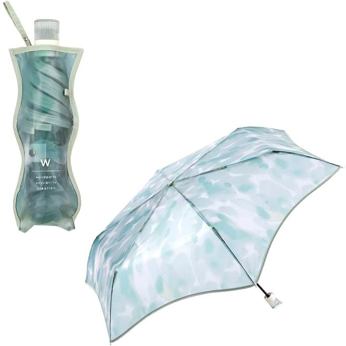 Wpc. Flower Vase Umbrella Mini – Folding Clear Rain Umbrella, 3 Colors