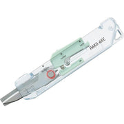 KOKUYO Hacoake 2-Way Portable Scissors & Box Cutter – Transparent Mechanism | 4 Colors