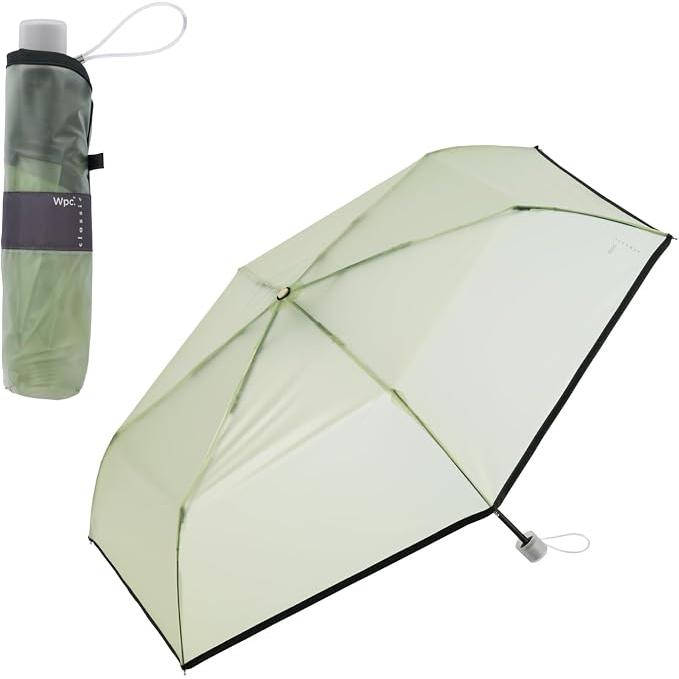 Wpc. Classic Plastic Folding Umbrella – Large 96 cm Clear Rain Umbrella, 6 Colors