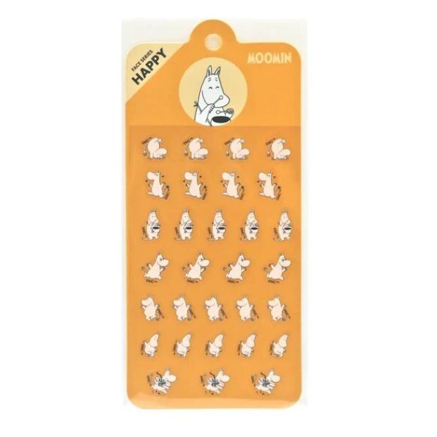 World Craft MOOMIN Face Sticker Sheet – 4 Designs