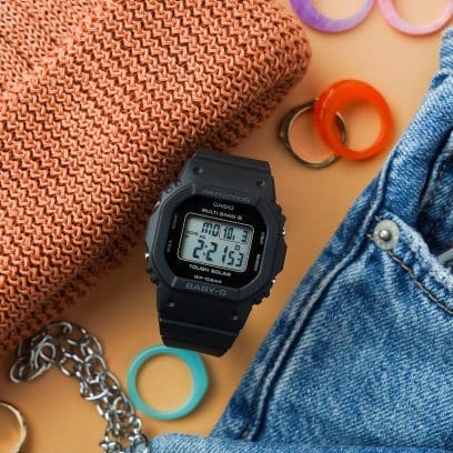 Casio Baby-G BGD-5650-1JF – Square Design Radio Solar Watch for Active Women