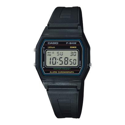 Casio Collection F-84W-1QJH Men's Watch [Genuine] Digital LCD with Stopwatch and LED Light