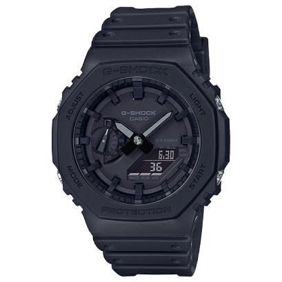 Casio G-Shock Carbon Core Guard GA-2100-1A1JF Men's Watch [Genuine] Black with Shock Resistance and 20 ATM Water Resistance