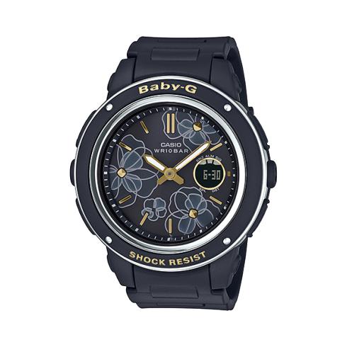 Casio Baby-G BGA-150FL-1AJF – Elegant Floral Dial Series Black