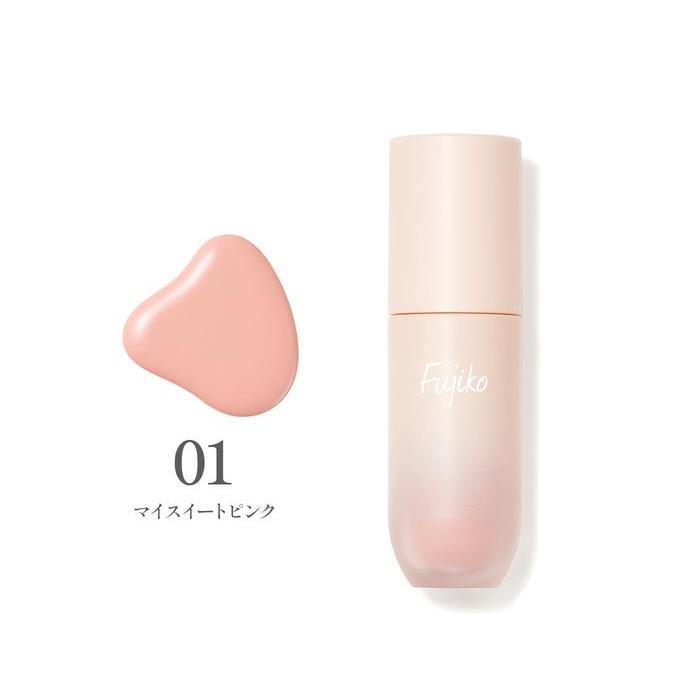 Fujiko Watercolor Cheek - liquid cheek blush 01 My Sweet Pink 3.8g [Alcohol-free]