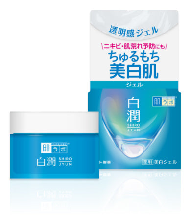 Hada Labo Shirojun Medicinal Whitening Gel – Brightening Gel for Dark Spots & Freckles, With Tranexamic Acid 100g [Alcohol-free]