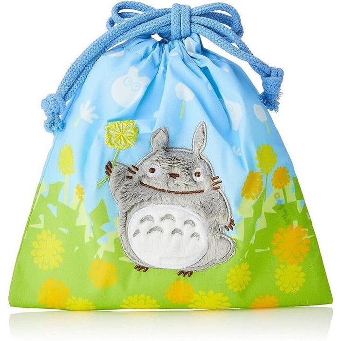 Marushin Totoro Drawstring Bag Small – My Neighbor Totoro Mini Pouch Antibacterial