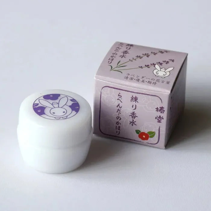 Kurochiku Tsubakido Kneaded Perfume – Lavender, 4.2g [Alcohol-Free]