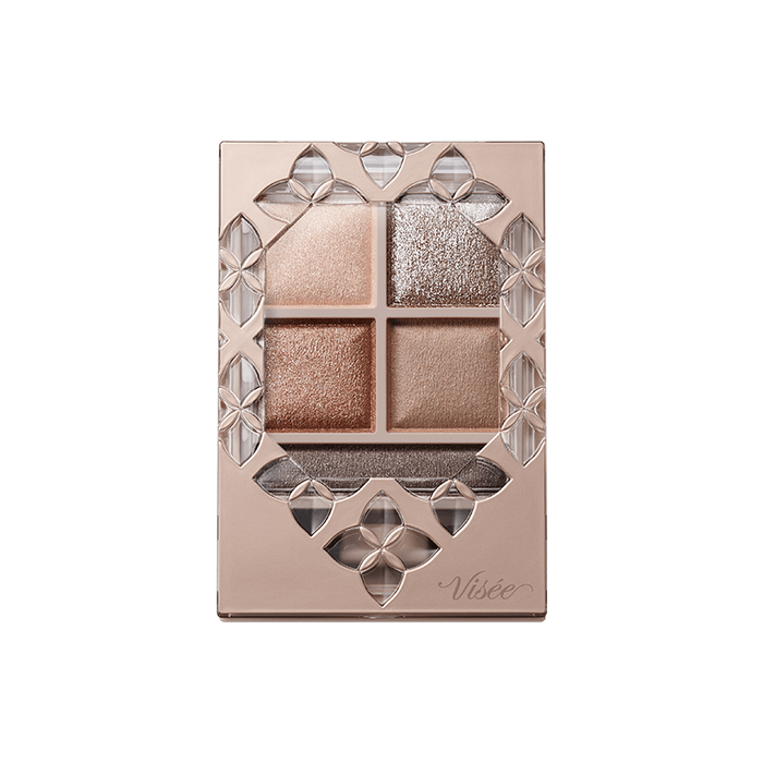 Visee Riche Panorama Design Eye Palette Eyeshadow BR-2 Greige Brown