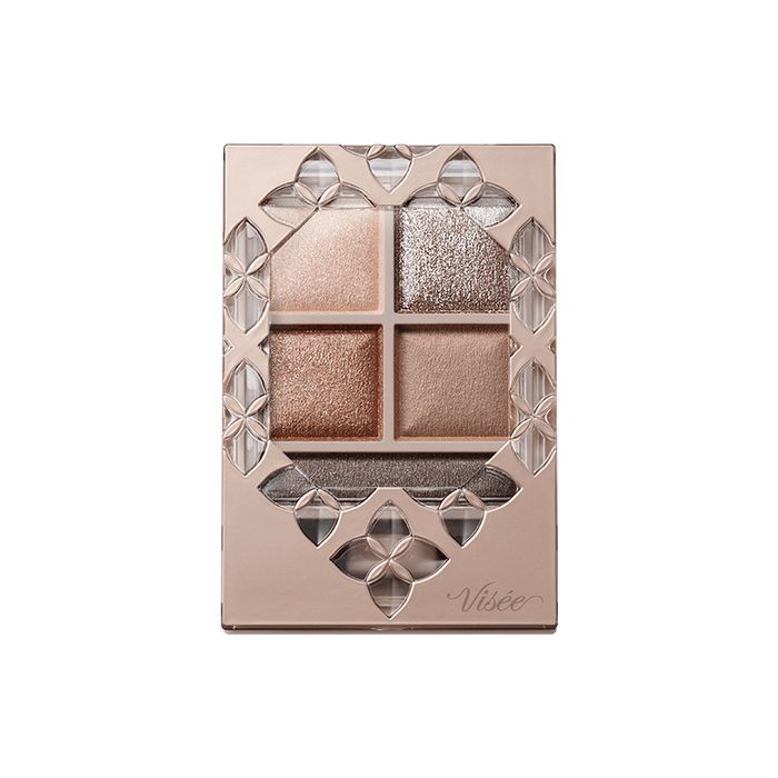 Visee Riche Panorama Design Eye Palette Eyeshadow BR-2 Greige Brown