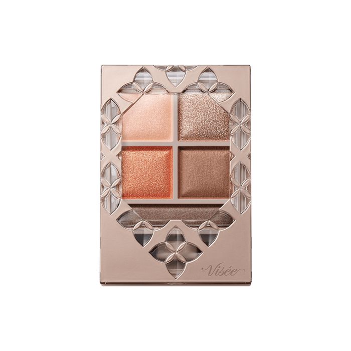 Visee Riche Panorama Design Eye Palette Eyeshadow BR-4 Orange Brown