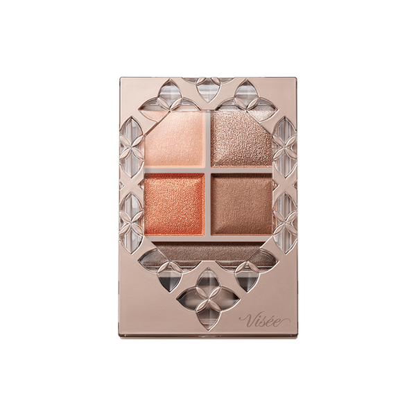 Visee Riche Panorama Design Eye Palette Eyeshadow BR-4 Orange Brown