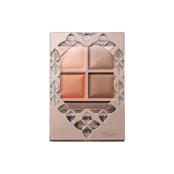 Visee Riche Panorama Design Eye Palette Eyeshadow BR-4 Orange Brown