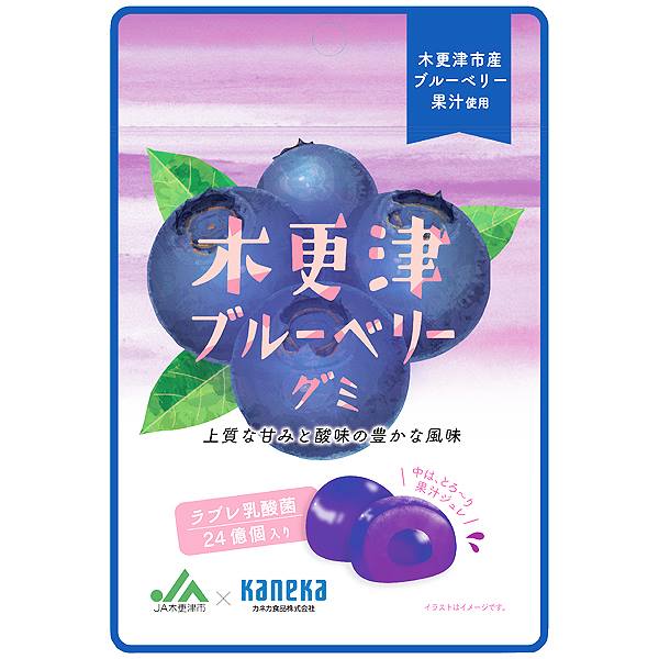 Kaneka Kisarazu Blueberry Gummies – Blueberry Juice with Labré Probiotics 40g