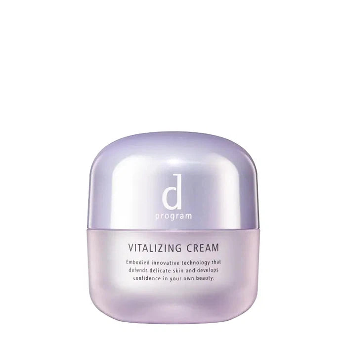 d Program Vitalizing Cream (Quasi-Drug) - Firming & Moisturizing Anti-Aging Cream for Sensitive Skin 45g [Alcohol-free]