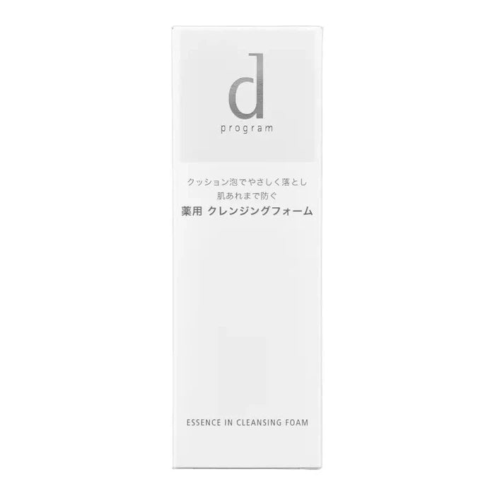 d Program Essence-in Cleansing Foam – Gentle Facial Cleanser for Sensitive Skin 120g [Alcohol-free]
