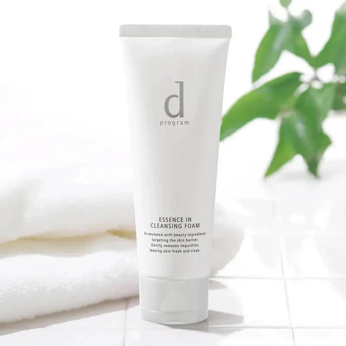 d Program Essence-in Cleansing Foam – Gentle Facial Cleanser for Sensitive Skin 120g [Alcohol-free]