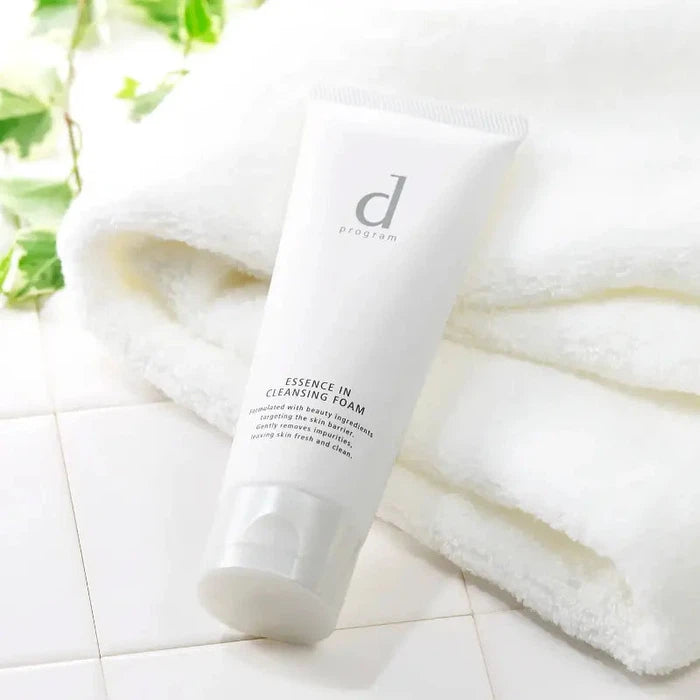 d Program Essence-in Cleansing Foam – Gentle Facial Cleanser for Sensitive Skin 120g [Alcohol-free]