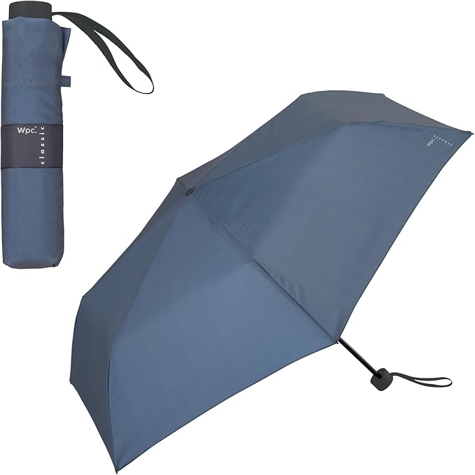 Wpc. Classic Shape-Memory Folding Umbrella – Easy-Fold Rain Umbrella, 4 Colors