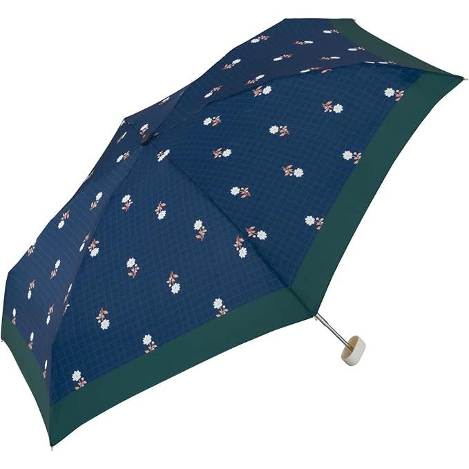 Wpc. Plaid Flower Mini Folding Umbrella – Rain or Shine, 2 Colors