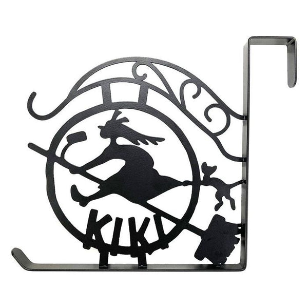 A door hanger with a Kiki sign motif from the movie "Kiki's Mail in the Sky"