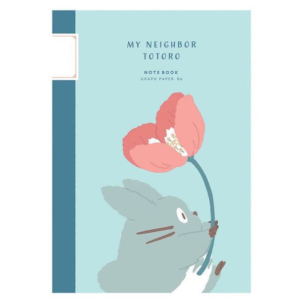 B6 squared notebook with a motif from the movie "My Neighbor Totoro"